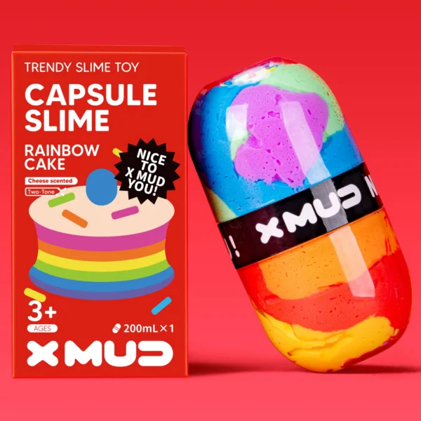 X MUD Capsule Slime Stress Relief Squishy Toy