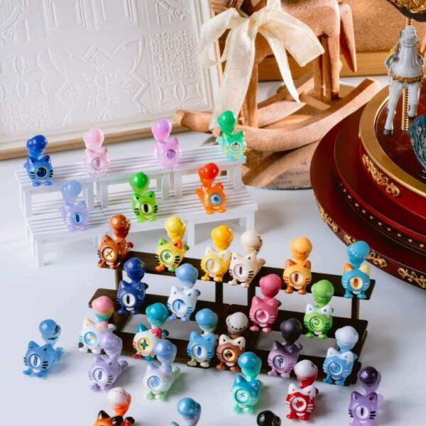 KIKAGoods Downy Pranky Paradise Series Mystery Blind Bag - Kawaii Plush Squeezable Figure Toy - Cute Anime Animals Collectible Bag - Desktop Ornament & Surprise Gift