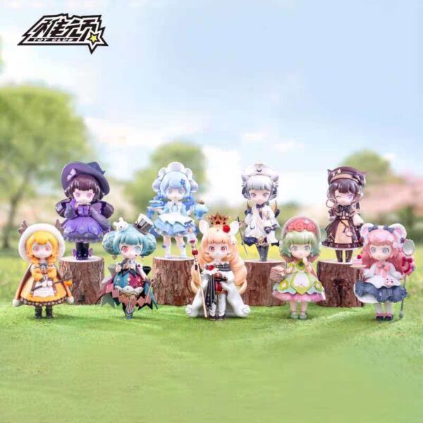 ZHIWAN KOKOYA Breeze and the Forest Legend Series Blind Box — Kawaii Anime Collectible Mini Figurines, Cute Mythical Forest Character Art Toys for Desktop Decor, Perfect Surprise Gift Set for Girls and Collectors