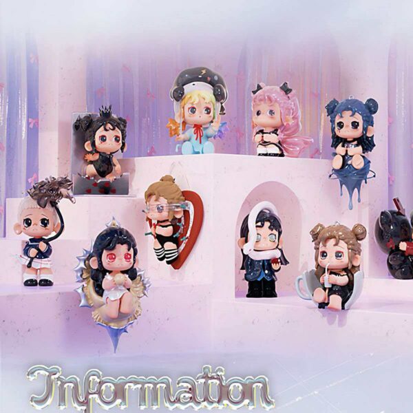 OONA Each Ending Series Blind Box Figure – Cute Anime Mystery Toy, Collectible Desktop Ornament, Surprise Birthday Gift for Girls & Kids