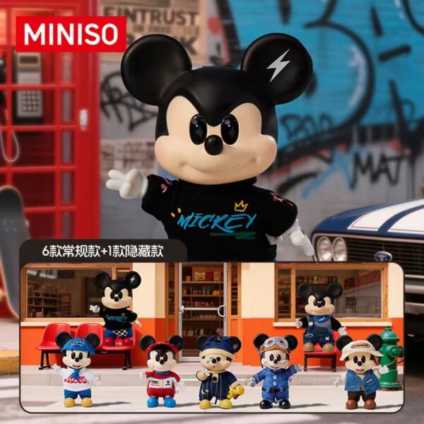 MINISO Mickey Mouse OOTD Series Vinyl Plush Keychain Blind Box