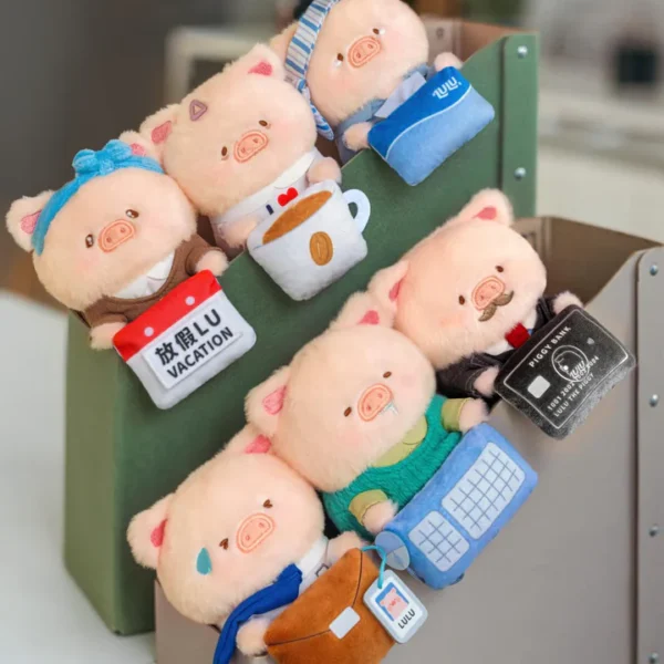 LuLu the Piggy - Office - My Workplace Partners Monitor Plush Keychain Blind Box Series