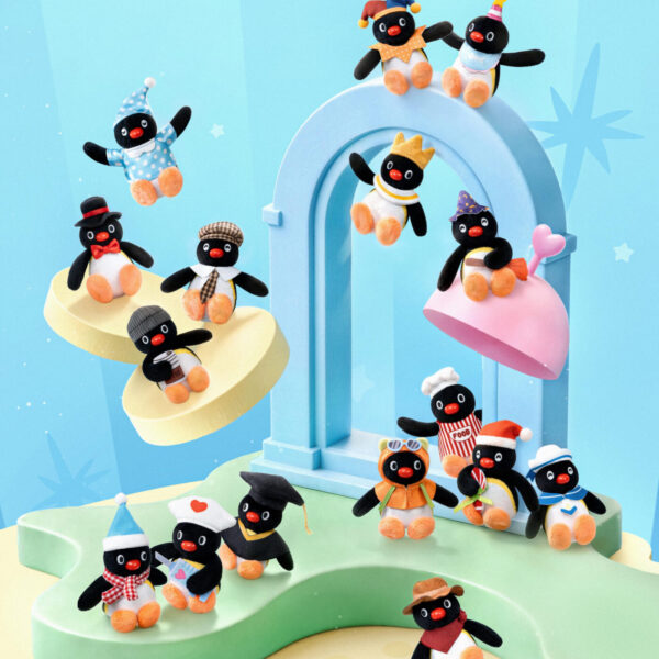 Pingu "GuGu Adventure" Plush Keychain Blind bag