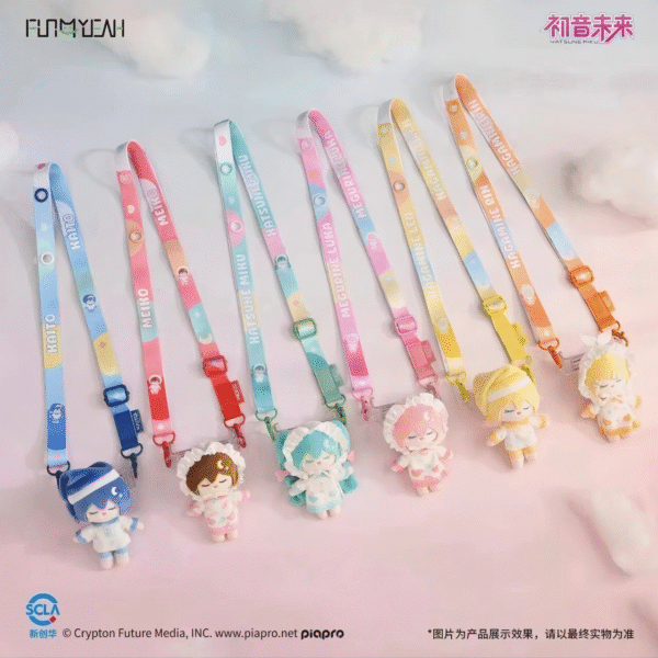 FUN4YEAH x Hatsune Miku "Sweet Dream" Series Plush Lanyard Blind Box