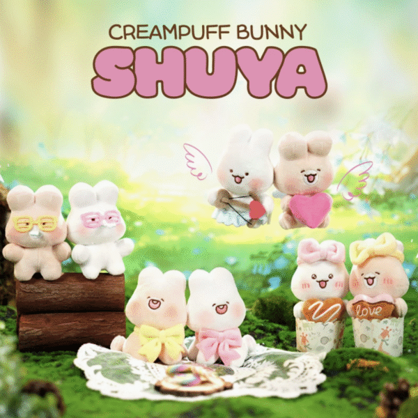 Dumia Shuya Rabbit Joy Series Plush Pendant Blind Box Keychain, Cute Ita Bag Couple Accessory Dolls