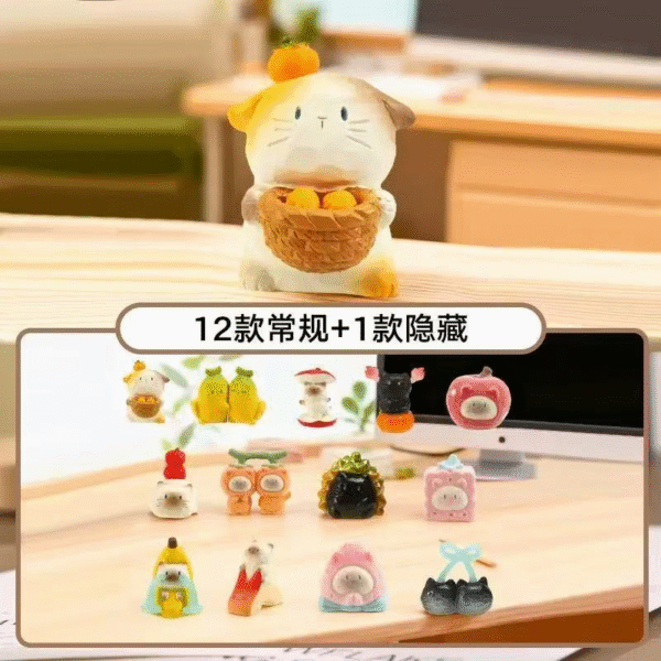 Cat PAI Fun Fruits Series Desktop Figures Blind Box