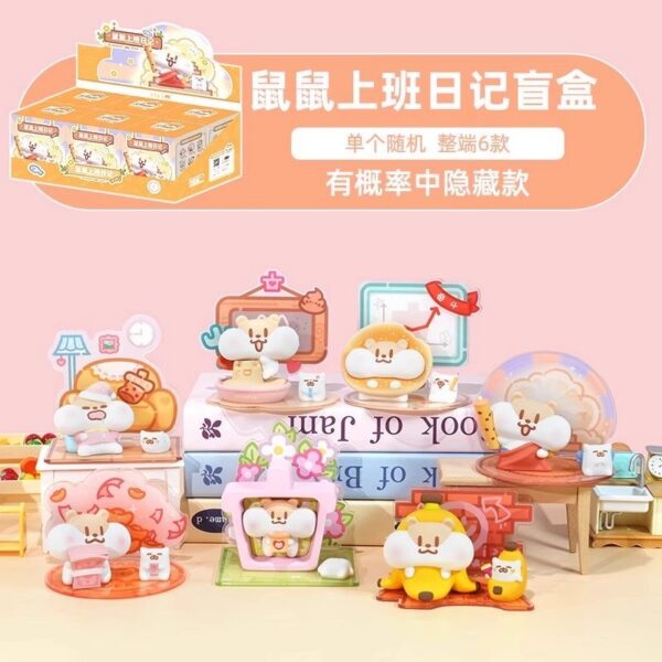 Milk Tea Mouse Working Diary Series Blind Box