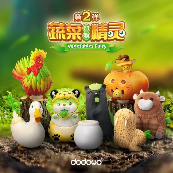 dodowo Vegetables Fairy Series 2 Blind Box Mystery Figure