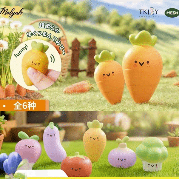Molynk Cute Vegetable Series Blind Box -Squishy Stress Relief Toys