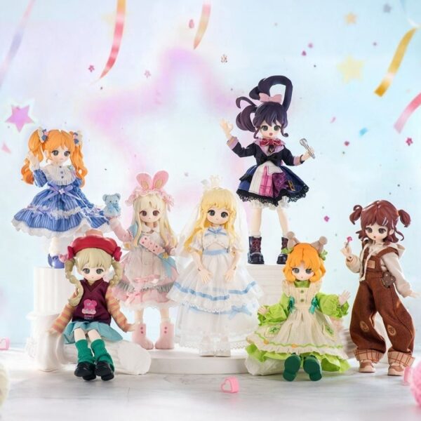 The Colorful Wardrobe of Normal Puppy Series 1/12 Action Figure BJD Blind Box