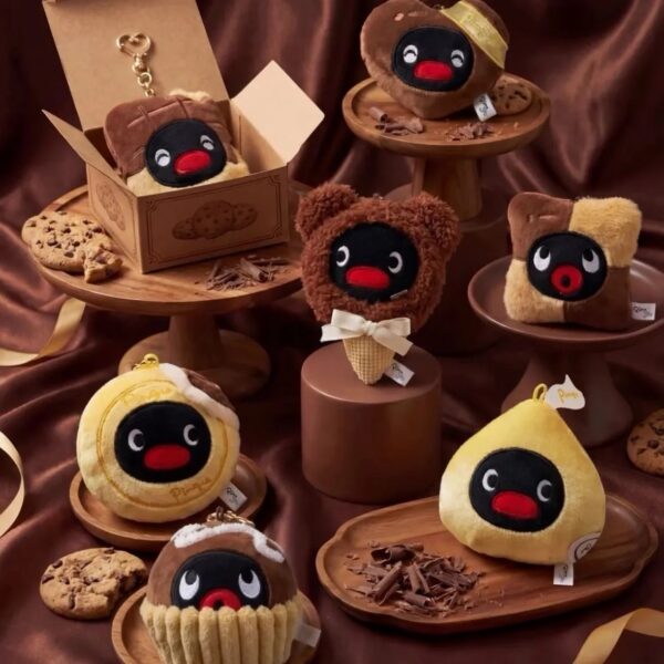Pingu’s Chocolate Factory Series - Scented Mini Plush Blind Box Keychain