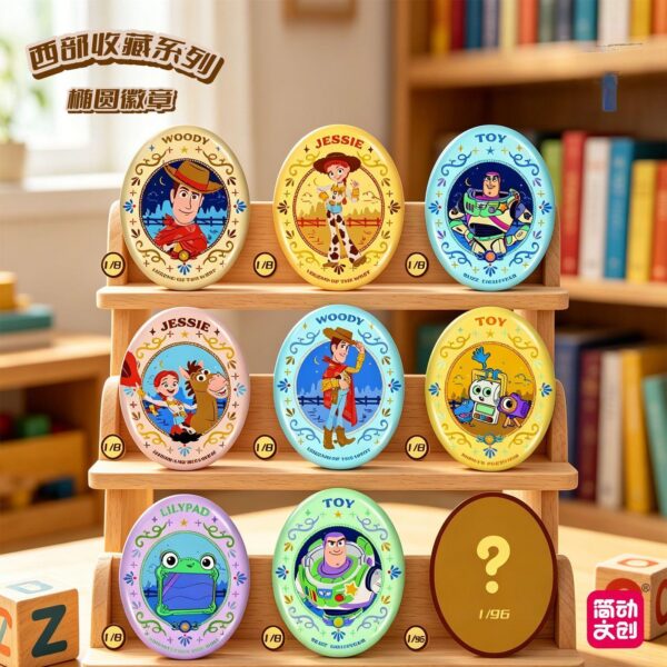 Toy Story "Western Collection" Oval Badge Blind Box