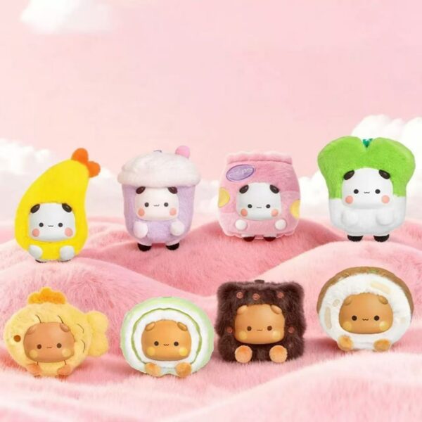 Yier & Bubu Food Uniform Series Plush Keychain Blind Box